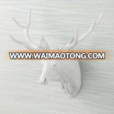 Resin wall mounted 3D artificial animal deer head